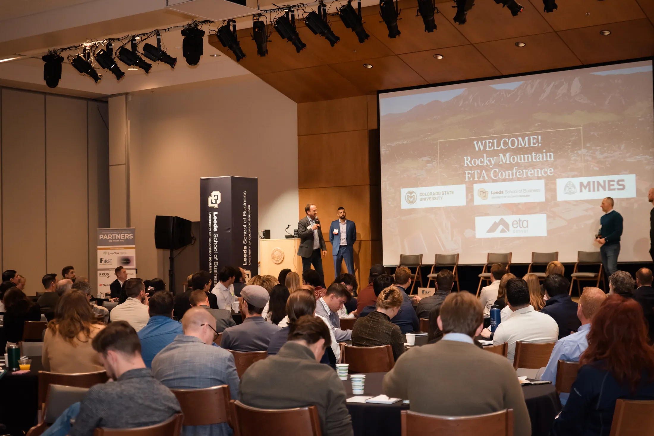 A full room of attendees at the inaugural Rocky Mountain ETA Conference