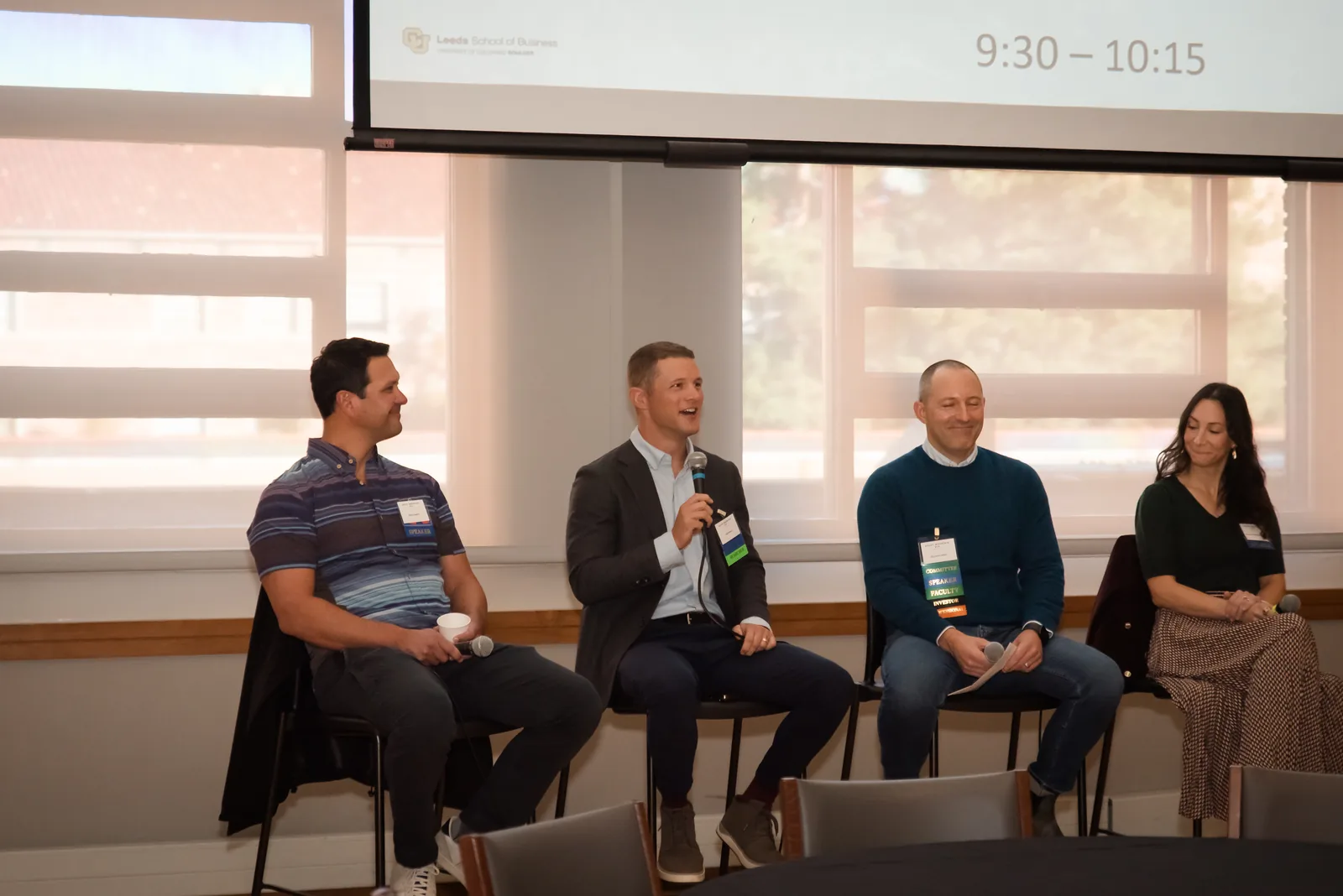 Advisors and investors sharing insight with an RMETA audience